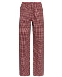 Vetements - Checked Wide-Leg Trousers - Lyst