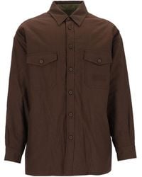 MM6 by Maison Margiela - Reversible Wool-Blend Shirt - Lyst