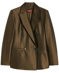 Max Mara - Studio Mstpeccati Double-Breasted Tailored Blazer - Lyst