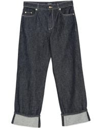 Max Mara - Poggio Turn-Up Cuff Jeans - Lyst