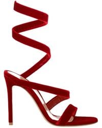 Gianvito Rossi - Opera Spiral-Strap Sandals - Lyst