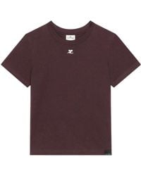 Courreges - Courrèges Logo Crewneck T-Shirt - Lyst