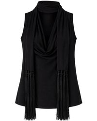 Liu Jo - Scarf-Detail Top - Lyst