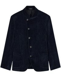 Emporio Armani - Signature Capsule Collection Ribbed Chenille Jacket - Lyst