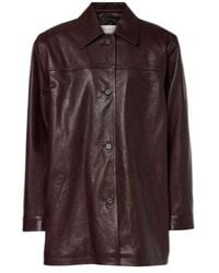 Magda Butrym - Oversized Leather Jacket - Lyst