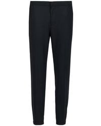 Emporio Armani - Logo Details Casual Pants - Lyst