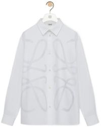 Loewe - Cotton Anagram Shirt - Lyst