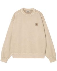 Carhartt - Nelson Logo Patch Crewneck Sweatshirt - Lyst