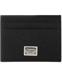 Dolce & Gabbana - Logo Plaque Open Top Cardholder - Lyst