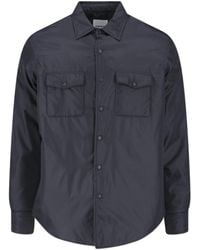 Aspesi - Button-Up Shirt Jacket With Chest Pockets - Lyst
