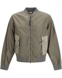 C.P. Company - Bi-Tm Mixed Lens Bomber Jacket - Lyst