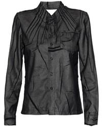 Maison Margiela - Bonded Crease Long-Sleeve Shirt - Lyst