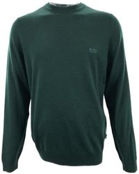BOSS - Round Neck Sweater - Lyst
