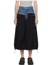 Marissa Chiara - Denim Patchwork Long Skirt - Lyst