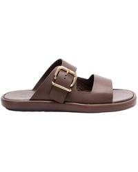Tod's - Double-Strap Slides - Lyst