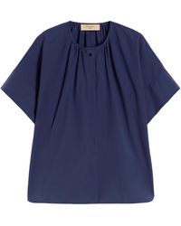Weekend by Maxmara - Gathered Blouse - Lyst