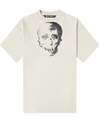 Palm Angels - Skull-Print T-Shirt - Lyst