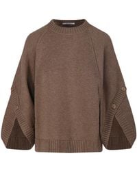 Max Mara - Ampex Crewneck Knitted Jumper - Lyst