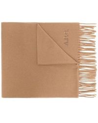 A.P.C. - Logo-Embroidered Virgin Wool Scarf - Lyst