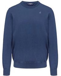 K-Way - Crew Neck Long Sleeve Sweater - Lyst