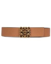 Loewe - Logo Buckled Reversible Belt - Lyst
