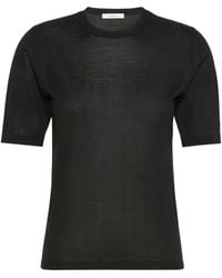 Max Mara - Short-Sleeved Knitted Top - Lyst