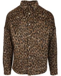 Palm Angels - Leopard Printed Shirt - Lyst