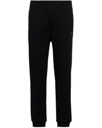 Moncler - Logo Cotton Fleece Track Pants - Lyst