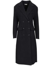 P.A.R.O.S.H. - Double-Breasted Coat - Lyst