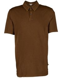 James Perse - Short-Sleeved Polo Shirt - Lyst