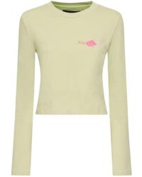 ANDERSSON BELL - Crazy Fish Long-Sleeve Cotton T-Shirt - Lyst