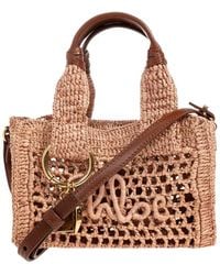 Chloé - Chloé Mini Summer Banana East-West Tote Bag - Lyst