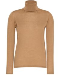 Max Mara - Wool Yarn Polo-Neck Sweater - Lyst