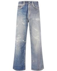 Our Legacy - Third Cut Distressed Relaxed Jeans - Lyst