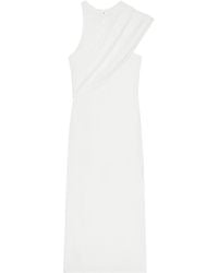 Courreges - Courrèges 90's Rib Twist Midi Dress - Lyst