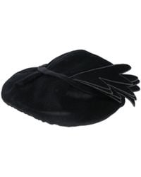 Maison Margiela - Solid-Color Velvet Beret - Lyst