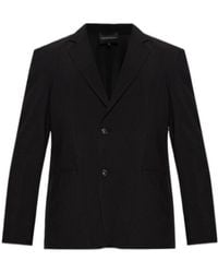 Emporio Armani - Double-Vent Blazer - Lyst