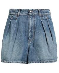 Sportmax - Denim Shorts Cotton - Lyst