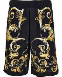 Versace Jeans Couture - Couture Barocco-Print Shorts - Lyst