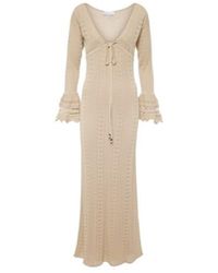 Blumarine - Crochet Maxi Dress - Lyst