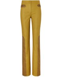 Zimmermann - Mid-Rise Straight-Leg Pants - Lyst