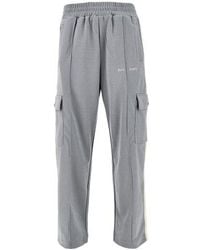 Palm Angels - Logo Embroidered Cargo Trousers - Lyst