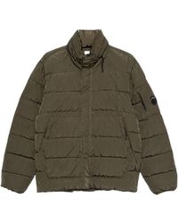 C.P. Company - Quilted Lens-Detail Coat - Lyst