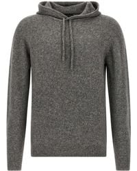 Roberto Collina - Knitted Hoodie - Lyst