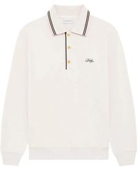 Drole de Monsieur - Drôle De Monsieur Logo Embroidered Polo Shirt - Lyst