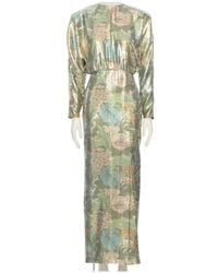 Valentino - Round Neck Long Sleeve Dress - Lyst