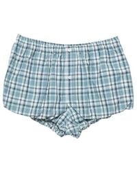 Acne Studios - Check-Pattern Bubble Shorts - Lyst