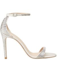 Stuart Weitzman - Round-Headed High-Heeled Sandals - Lyst