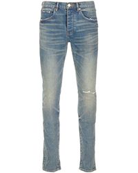 Purple Brand - Knee Blowout Distressed Jeans - Lyst