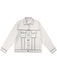 CHARLIE LUCIANO - Wool Cardigan Casual Jacket - Lyst